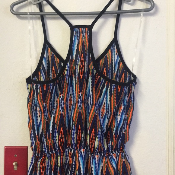 Vibrant colors patterned romper - Picture 4 of 4